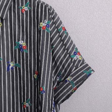 4月中旬～下旬お届け予定『Robin stripe』 Relax shirts【全3色】の画像