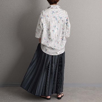 4月中旬～下旬お届け予定『Robin stripe』 Relax shirts【全3色】の画像