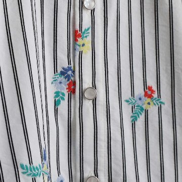 4月中旬～下旬お届け予定『Robin stripe』 Relax shirts【全3色】の画像