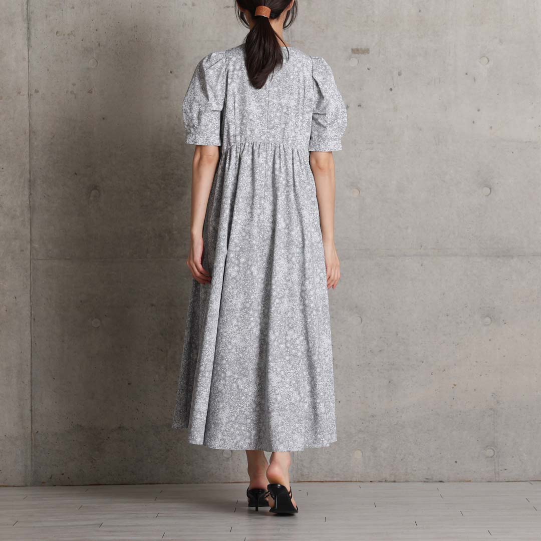 4月中旬～下旬お届け予定『Robin flower』 long dress 【全2色】の画像