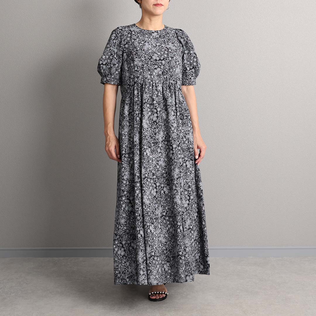 4月中旬～下旬お届け予定『Robin flower』 long dress 【全2色】の画像