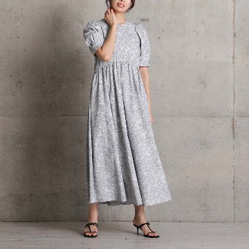 4月中旬～下旬お届け予定『Robin flower』 long dress 【全2色】の画像