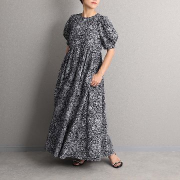 4月中旬～下旬お届け予定『Robin flower』 long dress 【全2色】の画像