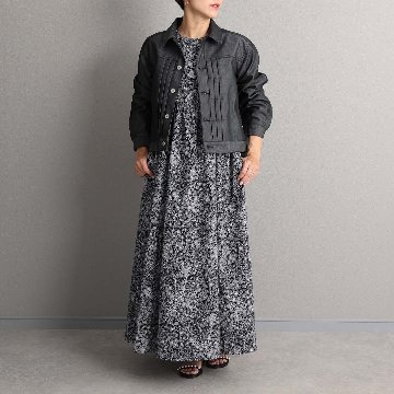 4月中旬～下旬お届け予定『Robin flower』 long dress 【全2色】の画像