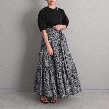 4月中旬～下旬『Robin flower』 Tiered skirt 【全2色】の画像