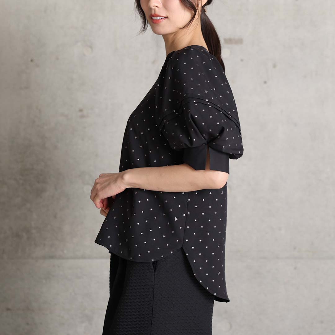 4月中旬～下旬お届け予定『Stella dot light』 Volume sleeve blouse 【全2色】の画像