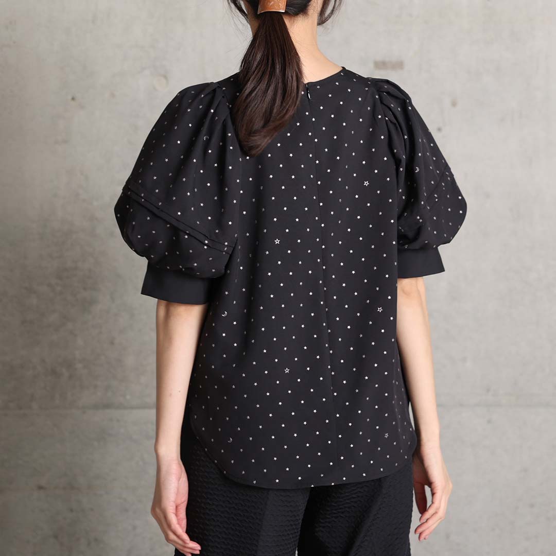 4月中旬～下旬お届け予定『Stella dot light』 Volume sleeve blouse 【全2色】の画像