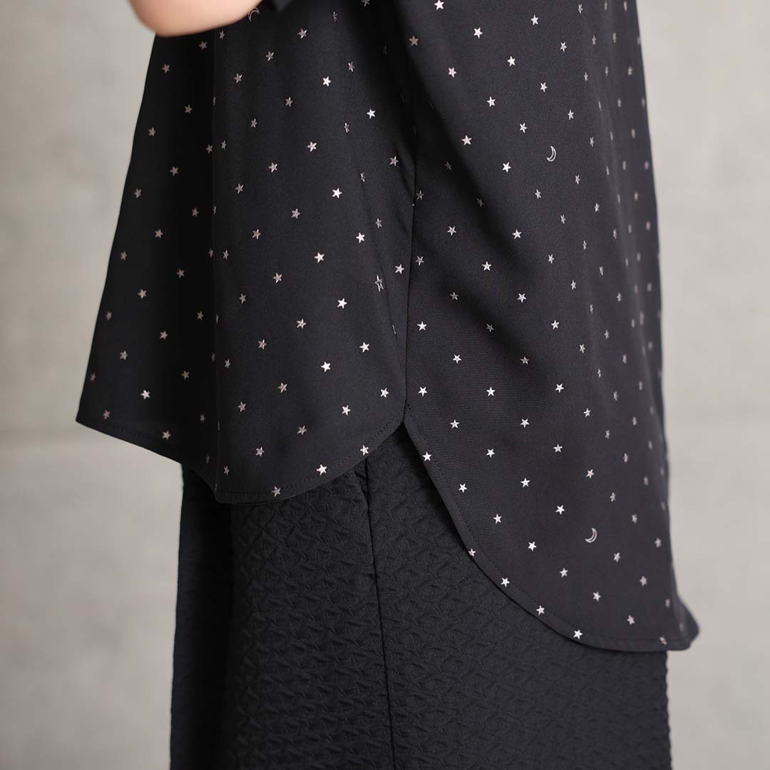 4月中旬～下旬お届け予定『Stella dot light』 Volume sleeve blouse 【全2色】の画像