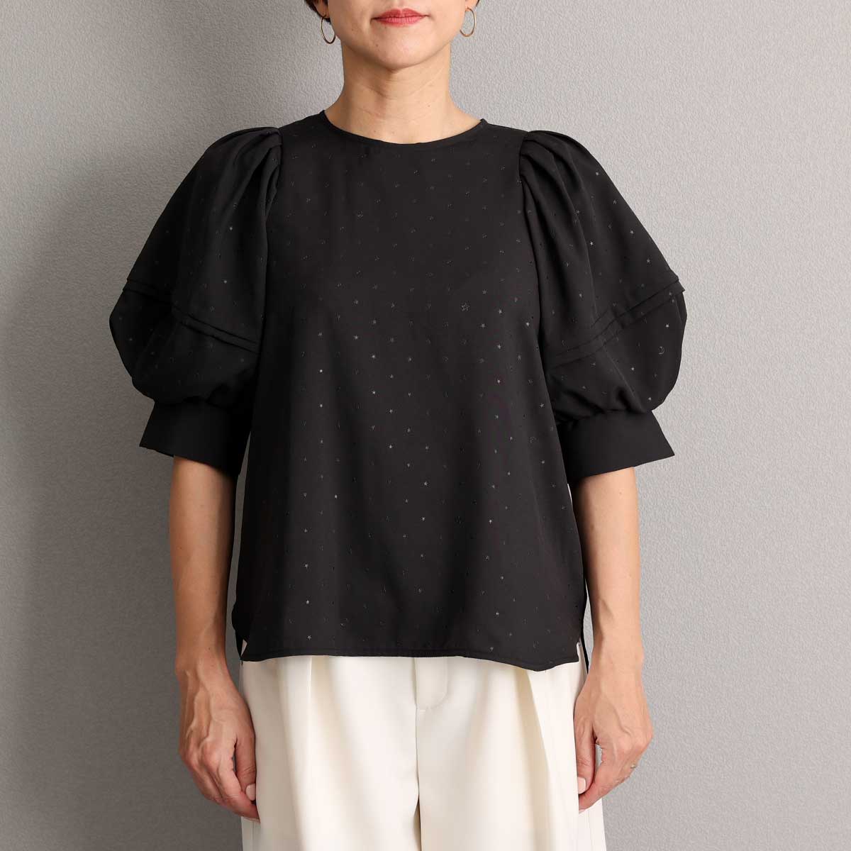 4月中旬～下旬お届け予定『Stella dot light』 Volume sleeve blouse 【全2色】の画像