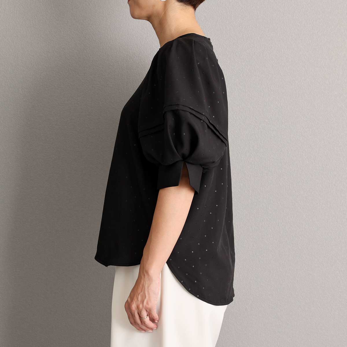 4月中旬～下旬お届け予定『Stella dot light』 Volume sleeve blouse 【全2色】の画像