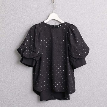 4月中旬～下旬お届け予定『Stella dot light』 Volume sleeve blouse 【全2色】の画像