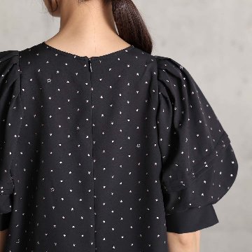 4月中旬～下旬お届け予定『Stella dot light』 Volume sleeve blouse 【全2色】の画像