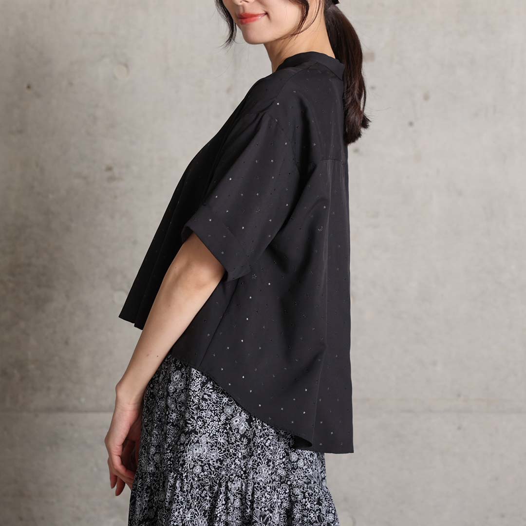 4月中旬～下旬お届け予定『Stella dot light』 short blouse【全2色】の画像