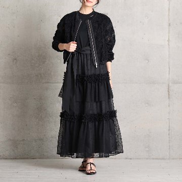 4月中旬~下旬お届け予定『Stella tulle』 Tiered skirt 【全2色】の画像