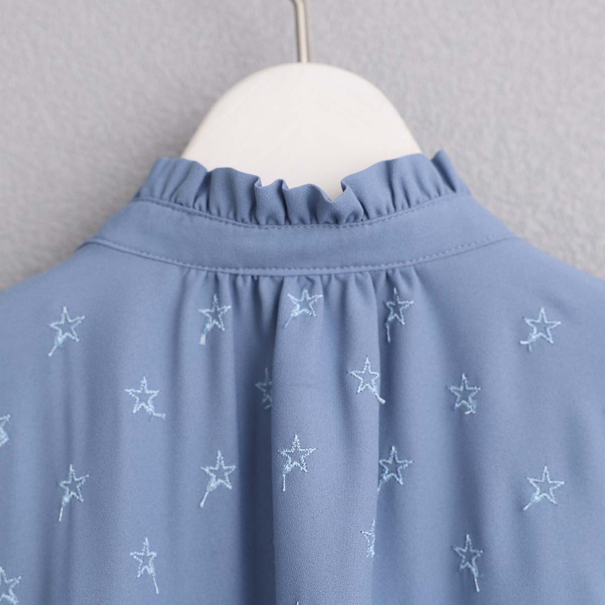 5月中旬～下旬お届け予定『Stella scallop』 french sleeve blouse【全3色】の画像