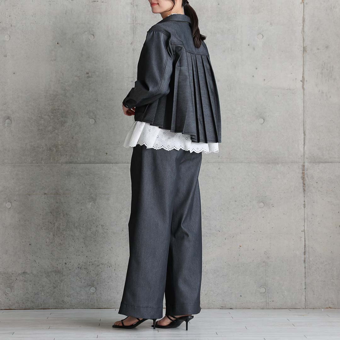 5月中旬～下旬お届け予定『Stella scallop』 french sleeve blouse【全3色】の画像