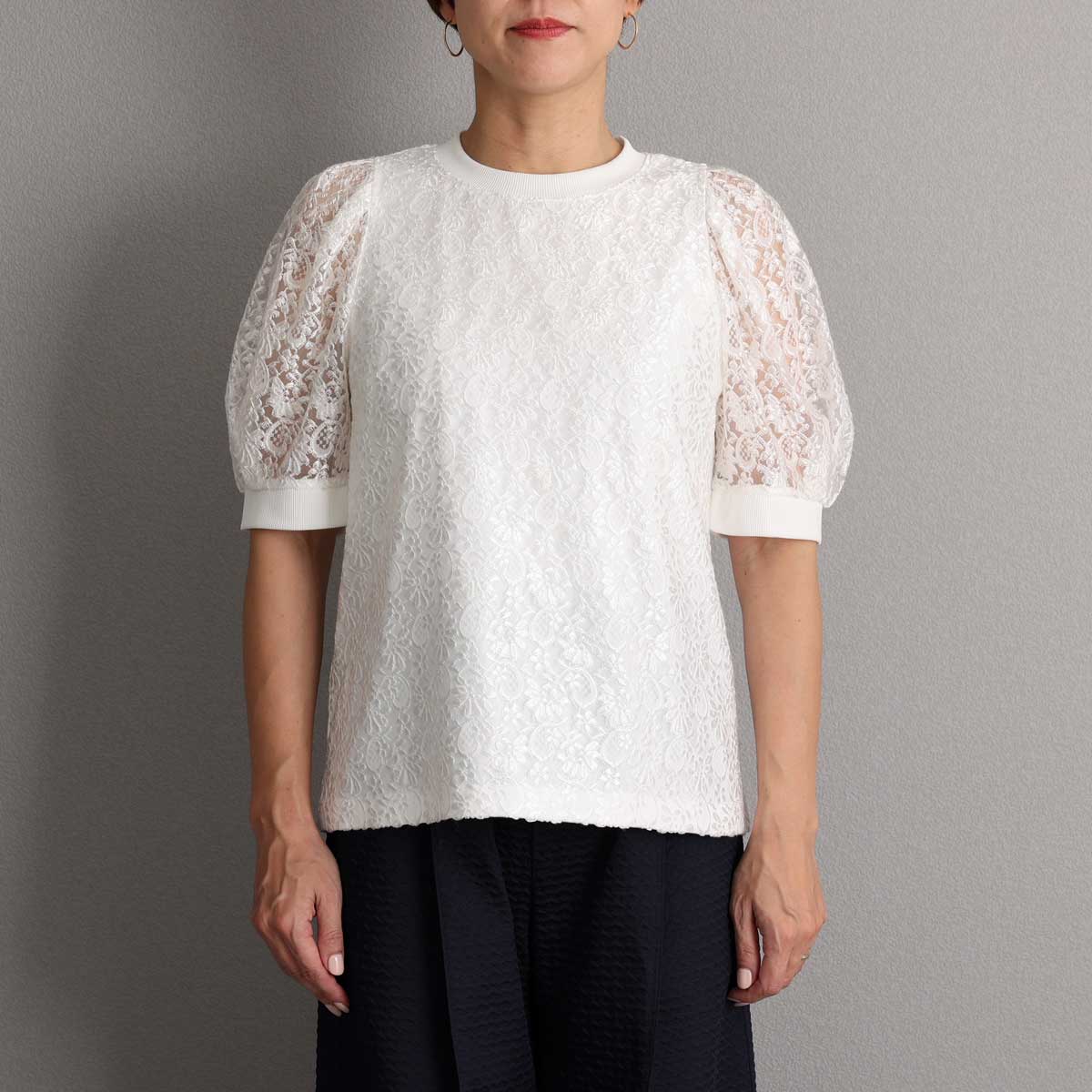 5月中旬～下旬『Paisley Lace』 pullover tops 【全3色】の画像