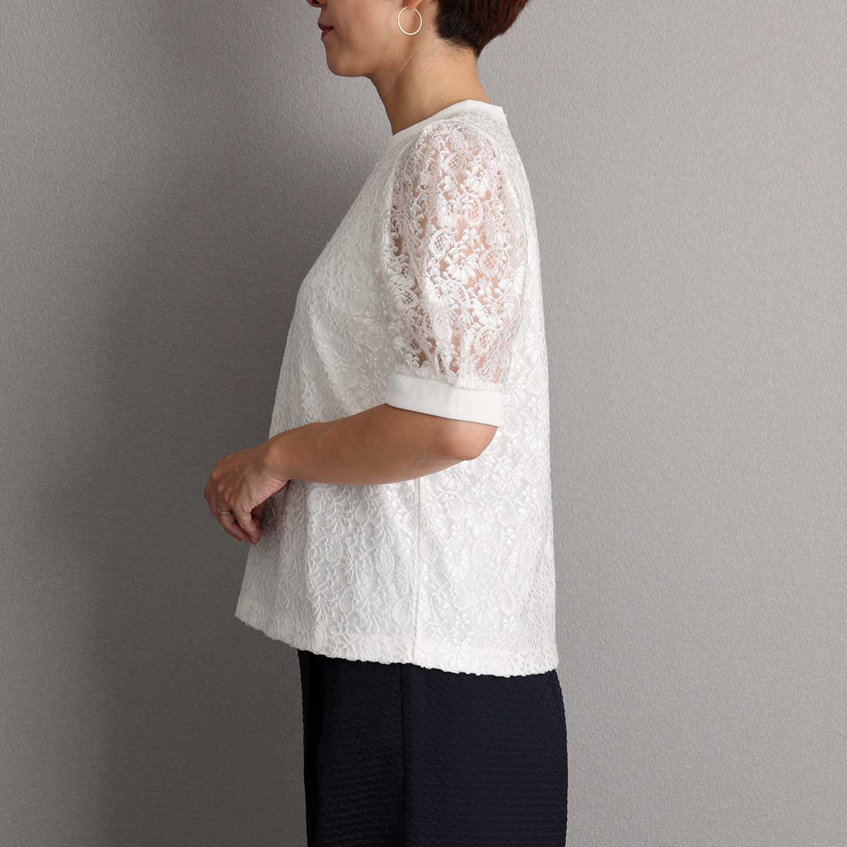 5月中旬～下旬『Paisley Lace』 pullover tops 【全3色】の画像