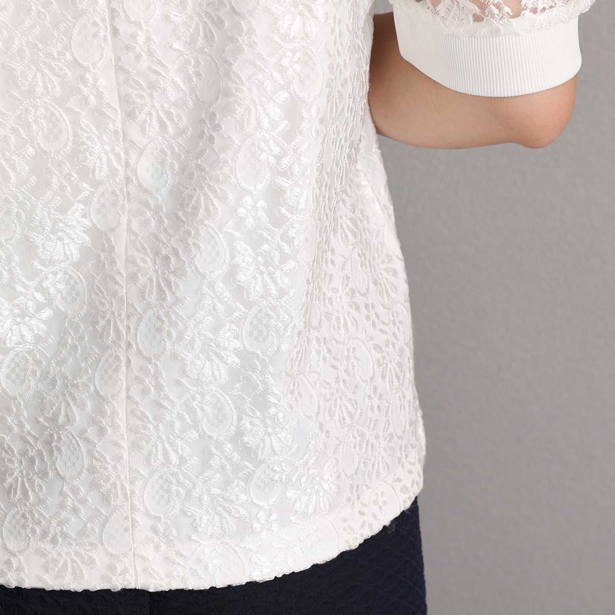 5月中旬～下旬『Paisley Lace』 pullover tops 【全3色】の画像