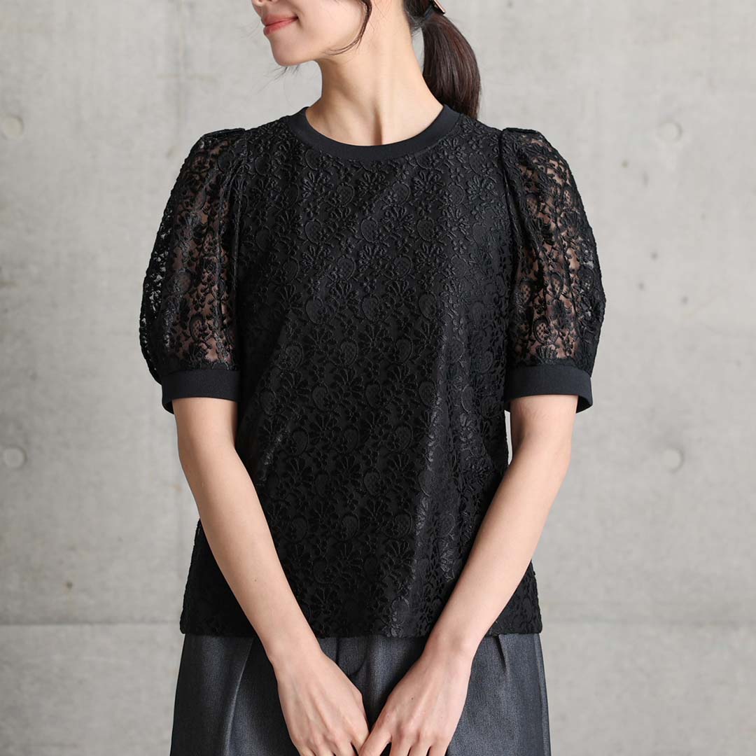 5月中旬～下旬『Paisley Lace』 pullover tops 【全3色】の画像