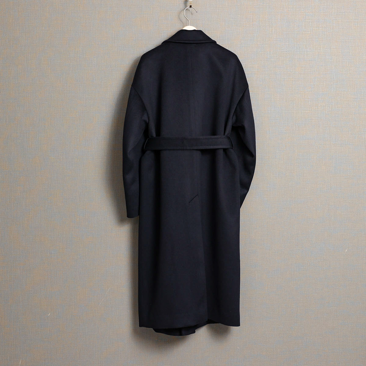 『Pure cashmere』 Over chester coat　NAVYの画像