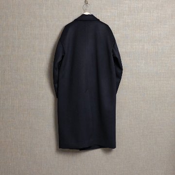 『Pure cashmere』 Over chester coat　NAVYの画像