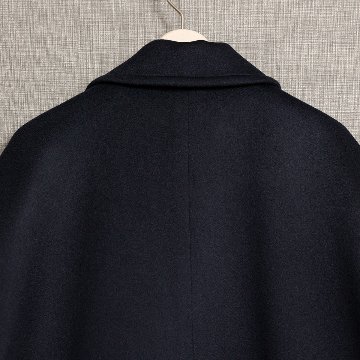 『Pure cashmere』 Over chester coat　NAVYの画像