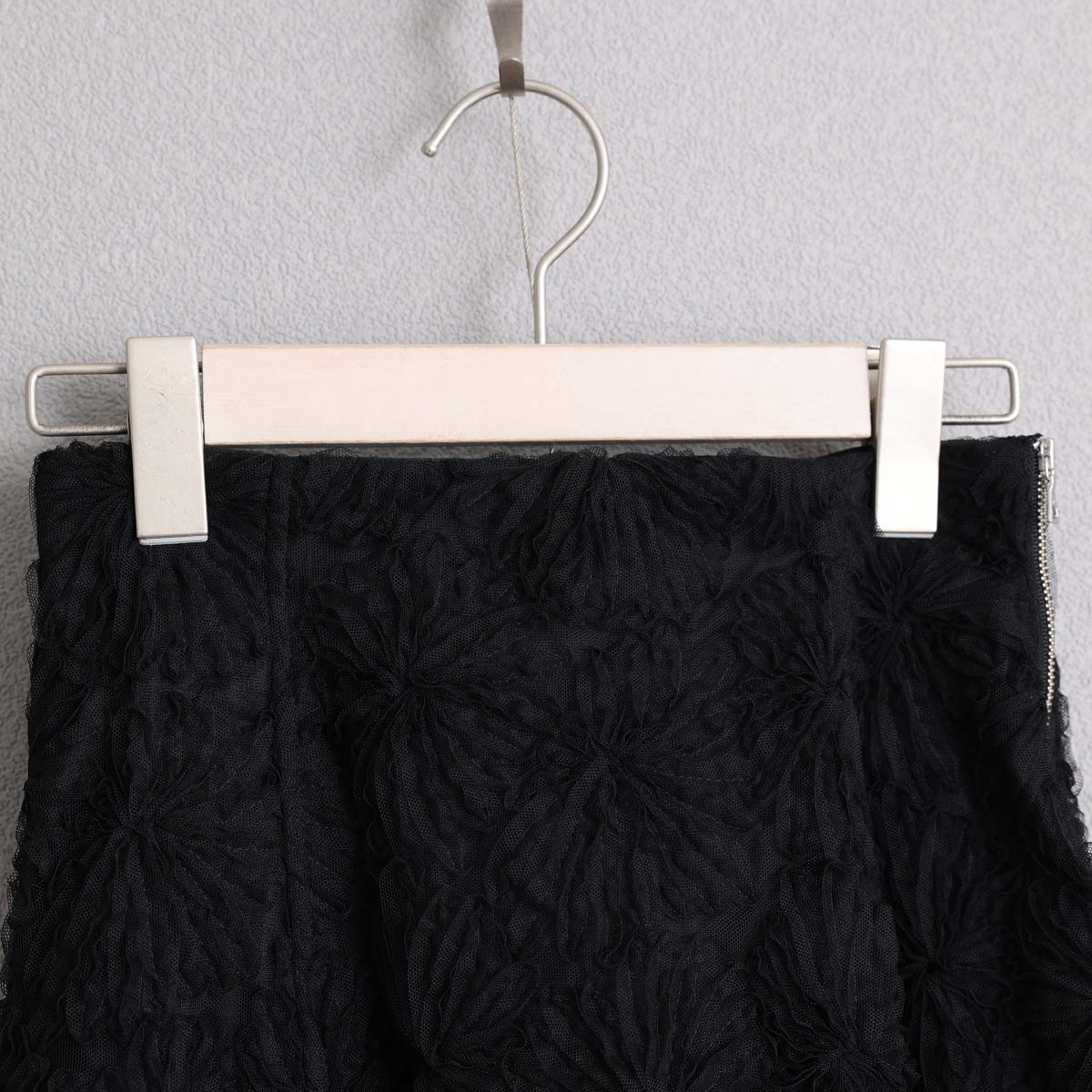 4月上旬お届け予定『Couturière』 Flare skirt　BLACKの画像