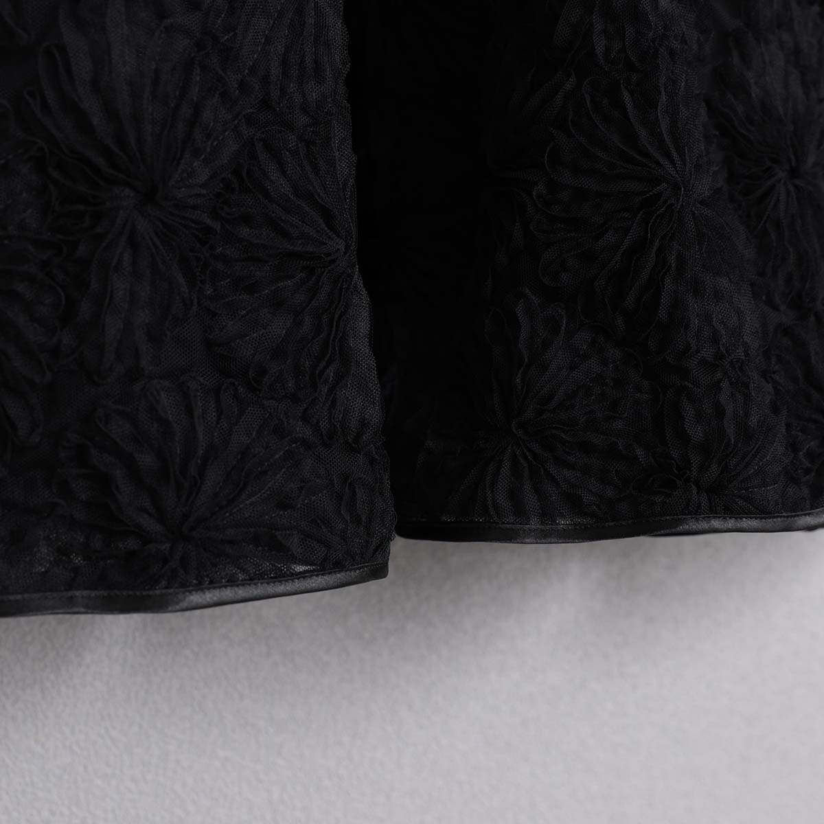 4月上旬お届け予定『Couturière』 Flare skirt　BLACKの画像