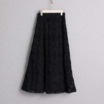 4月上旬お届け予定『Couturière』 Flare skirt　BLACKの画像