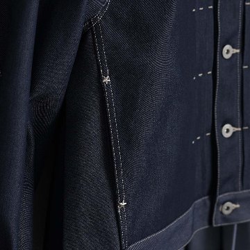 4月上旬お届け予定『Dress Denim』 Denim jacket　NAVY DENIMの画像