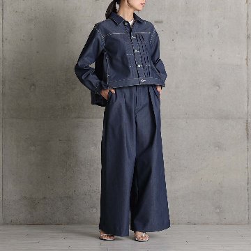 4月上旬お届け予定『Dress Denim』 Denim jacket　NAVY DENIMの画像