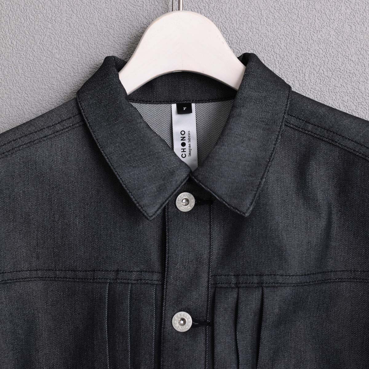 4月上旬お届け予定『Dress Denim』 Denim jacket BLACK DENIMの画像