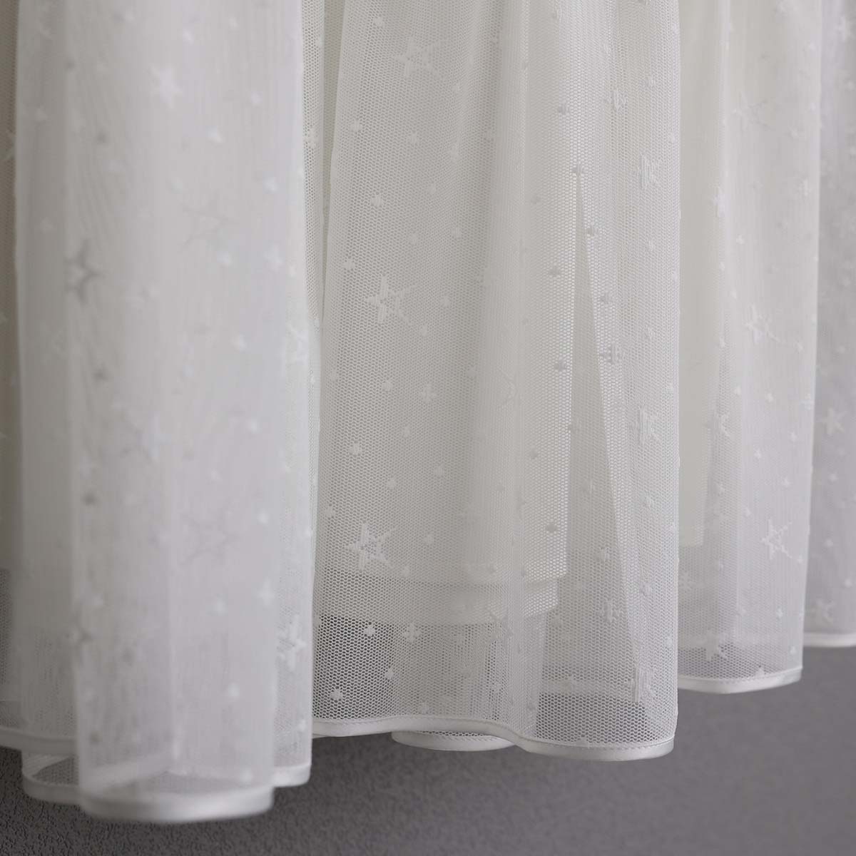 5月上旬お届け予定『Stella tulle』 Tiered skirt WHITEの画像