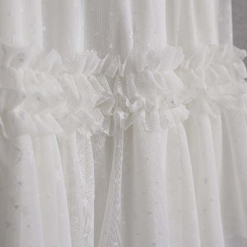 5月上旬お届け予定『Stella tulle』 Tiered skirt WHITEの画像