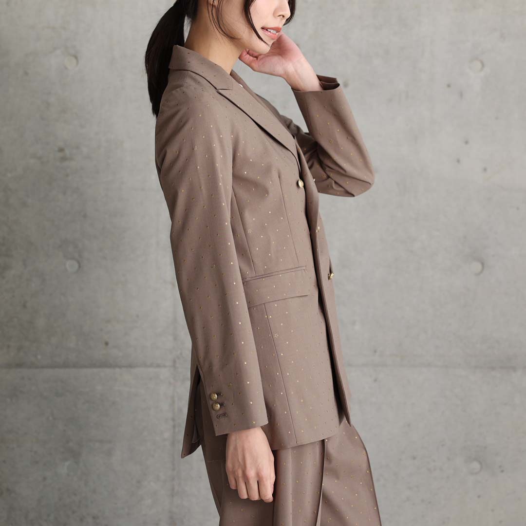 3月上旬お届け予定『Stella dot』 Tailored jacket MOCHAの画像