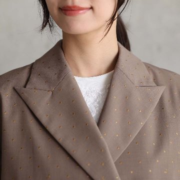 3月上旬お届け予定『Stella dot』 Short jacket MOCHAの画像