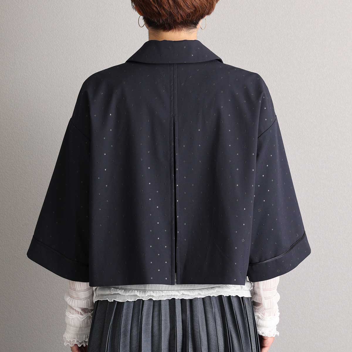 3月上旬お届け予定『Stella dot』 Short jacket NAVYの画像