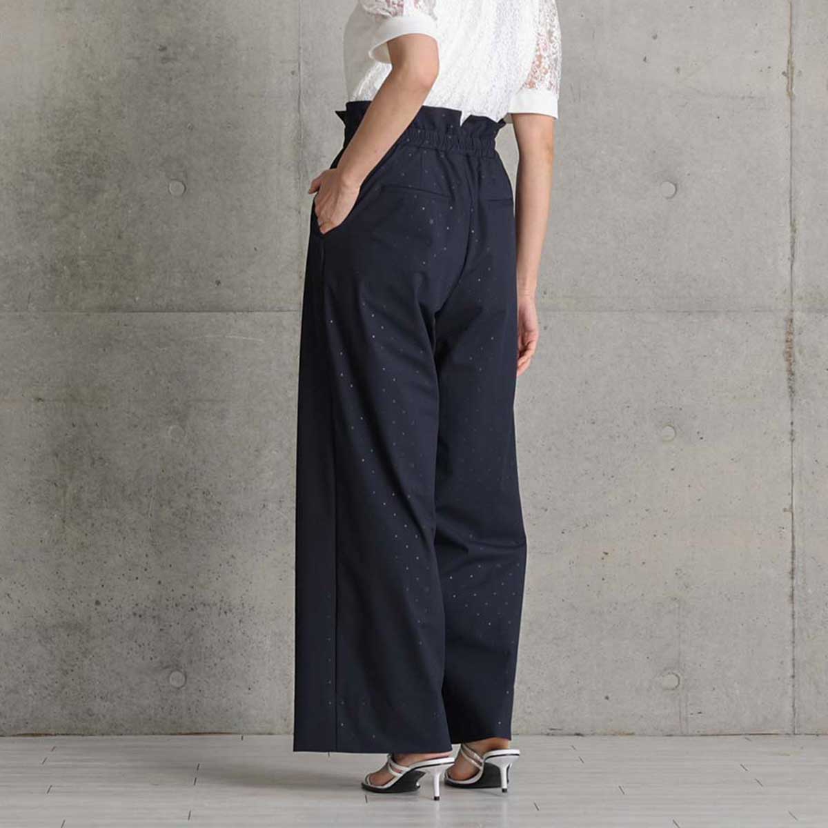 3月上旬お届け予定『Stella dot』 Suspenders pants NAVYの画像