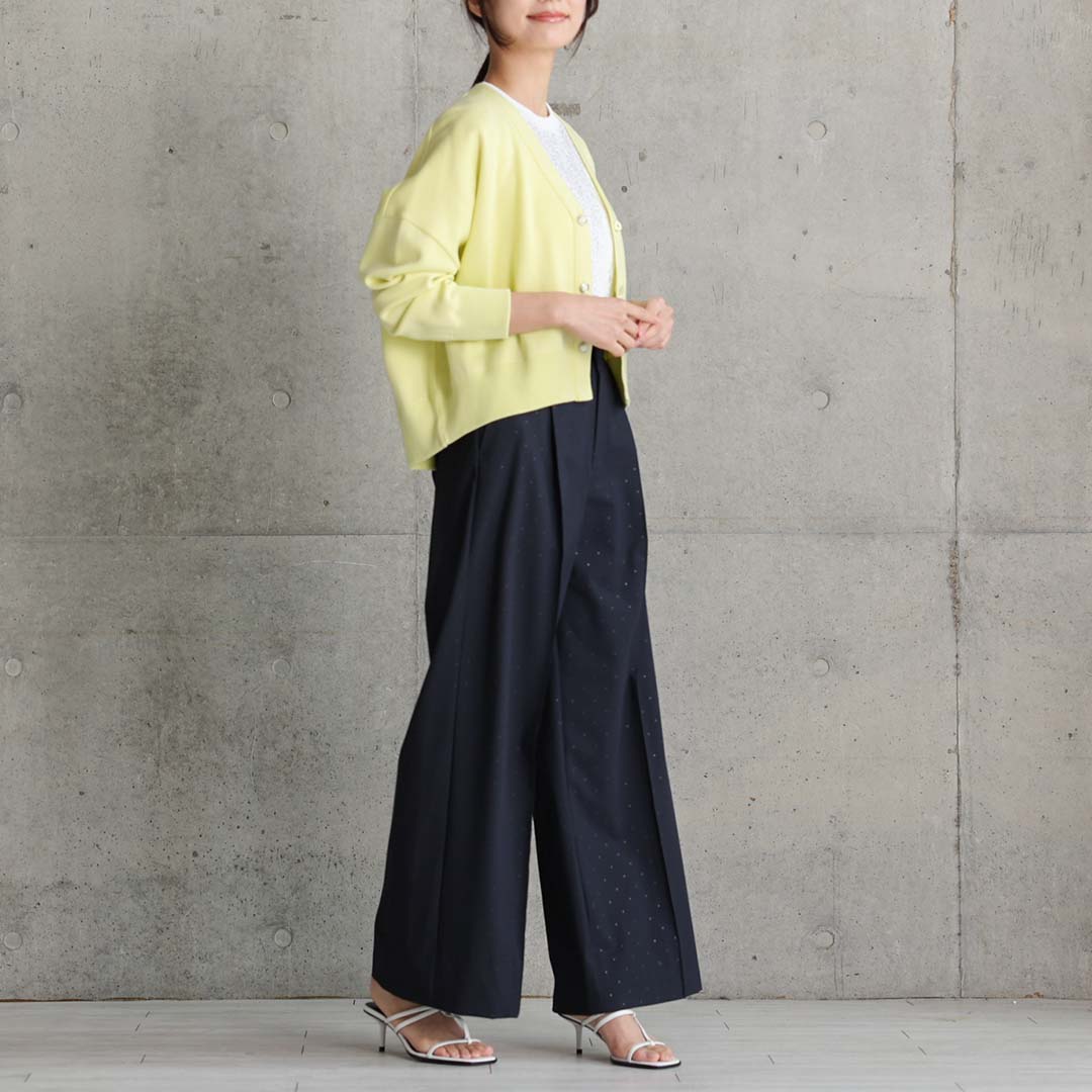 3月上旬お届け予定『Stella dot』 Suspenders pants NAVYの画像