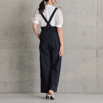 3月上旬お届け予定『Stella dot』 Suspenders pants NAVYの画像