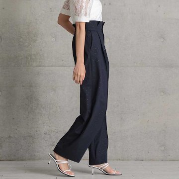 3月上旬お届け予定『Stella dot』 Suspenders pants NAVYの画像