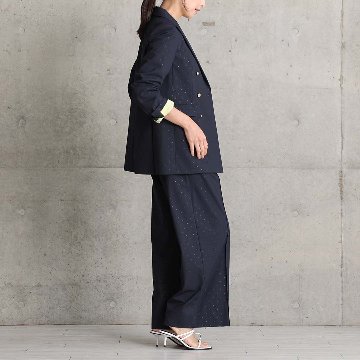 3月上旬お届け予定『Stella dot』 Suspenders pants NAVYの画像