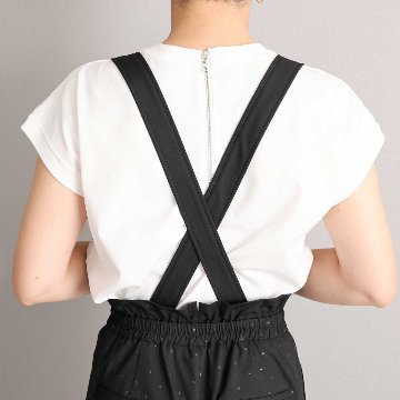 3月上旬お届け予定『Stella dot』 Suspenders pants BLACKの画像