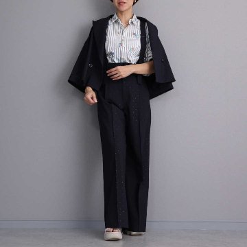 3月上旬お届け予定『Stella dot』 Suspenders pants BLACKの画像