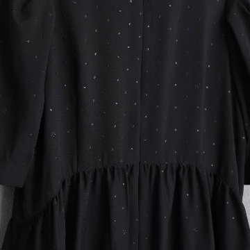 5月上旬お届け予定『Stella dot light』 Long dress BLACKxBLACKの画像