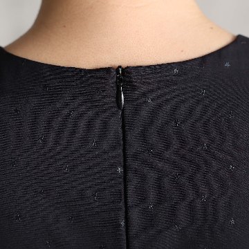 5月上旬お届け予定『Stella dot light』 Long dress BLACKxBLACKの画像