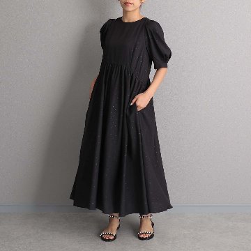 5月上旬お届け予定『Stella dot light』 Long dress BLACKxBLACKの画像