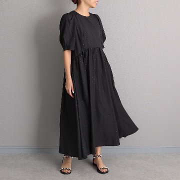 5月上旬お届け予定『Stella dot light』 Long dress BLACKxBLACKの画像