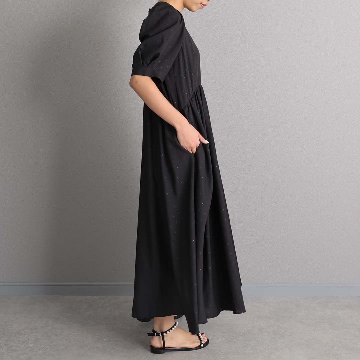 5月上旬お届け予定『Stella dot light』 Long dress BLACKxBLACKの画像